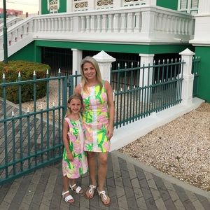 🍀HP🍀 Lilly Pulitzer Girls Flamingo Print Dress